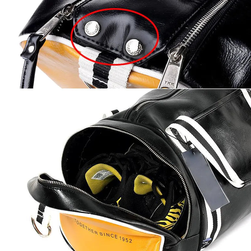 Unisex Leather Duffle