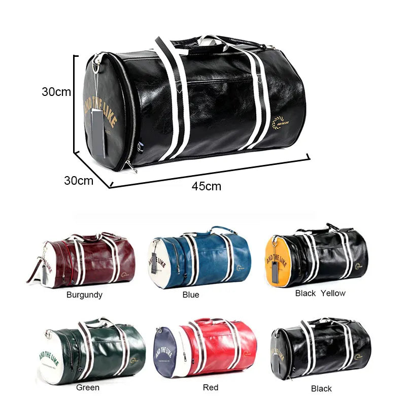 Unisex Leather Duffle
