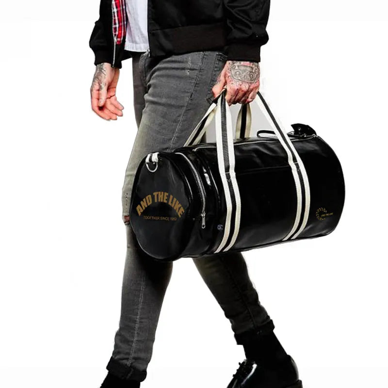 Unisex Leather Duffle