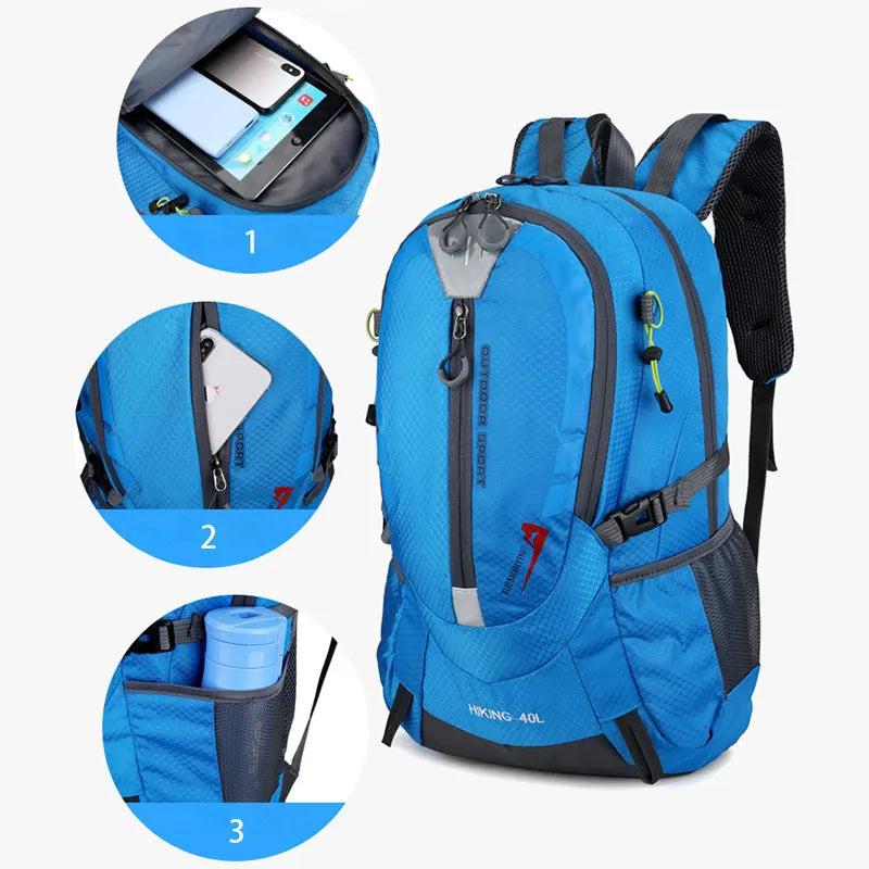 Unisex Outdoor Waterproof Hiking Backpack