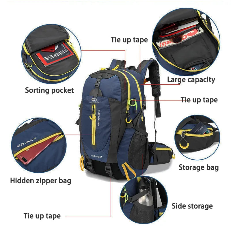 Unisex Outdoor Climbing Backpack