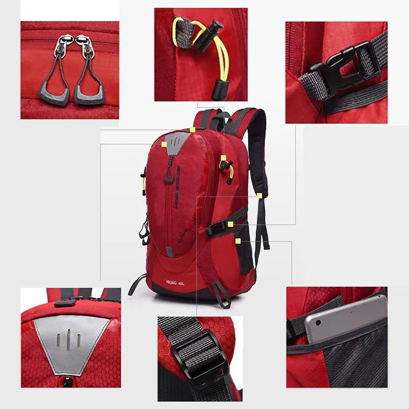 Unisex Outdoor Waterproof Hiking Backpack