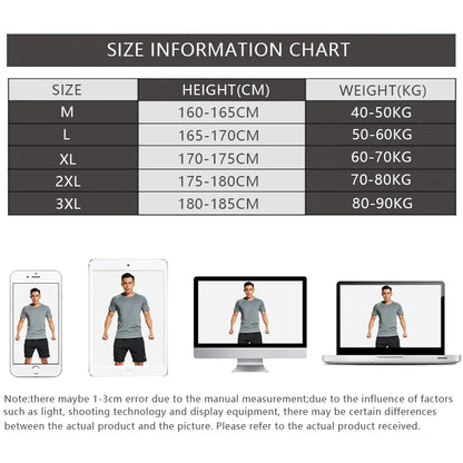 Men's 2 in 1 Athletic Compression Pants & Shorts