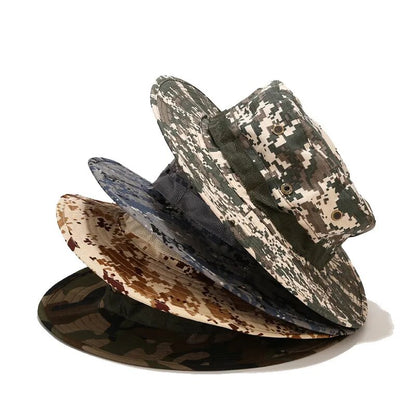 Men's Outdoor Camouflage Bucket Caps