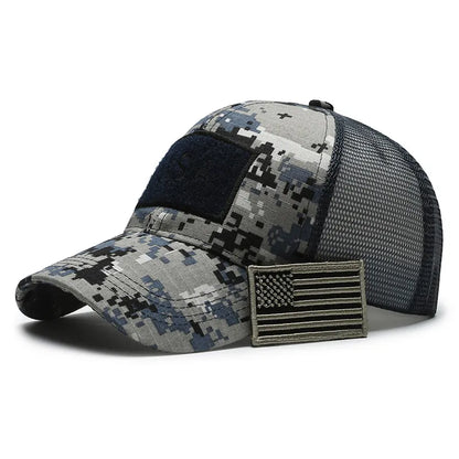 Men's American Flag Camouflage Baseball Cap